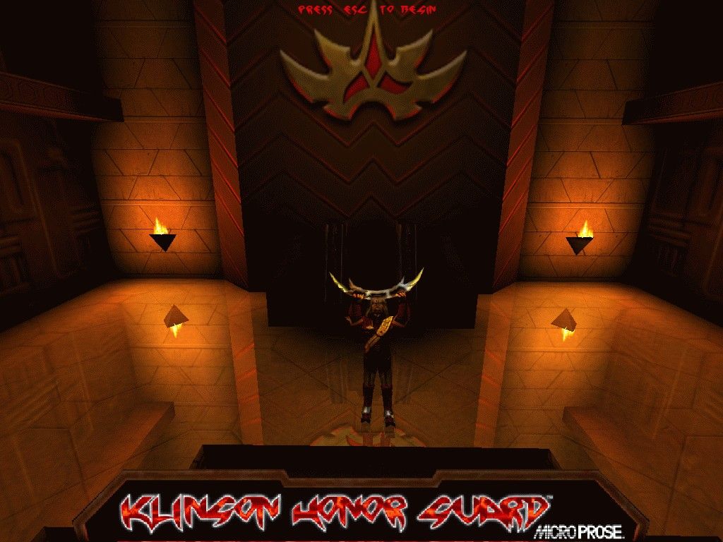 Star Trek: The Next Generation - Klingon Honor Guard (Windows) screenshot: Intro in-game animation