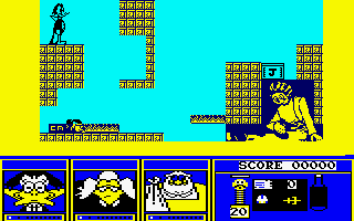 Count Duckula 2 Featuring Tremendous Terence (Amstrad CPC) screenshot: 1st screen.