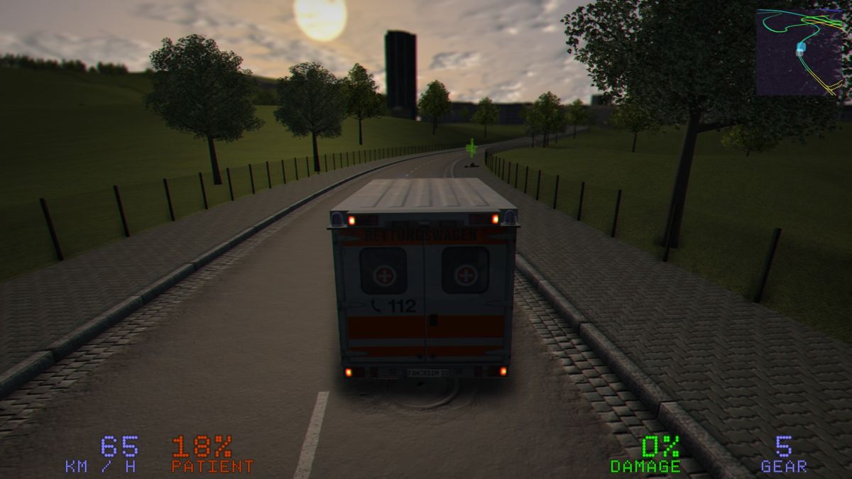 Driving Simulator 2012 (Windows) screenshot: I can see the patient