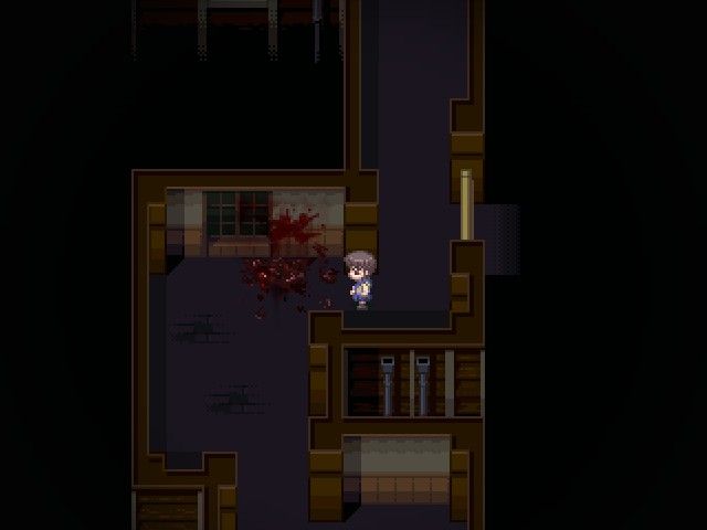 Corpse Party (Windows) screenshot: Lots of blood here