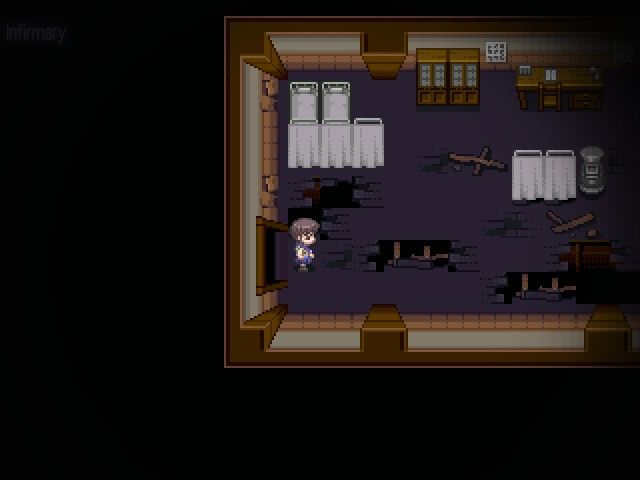 Corpse Party (Windows) screenshot: In the infirmary