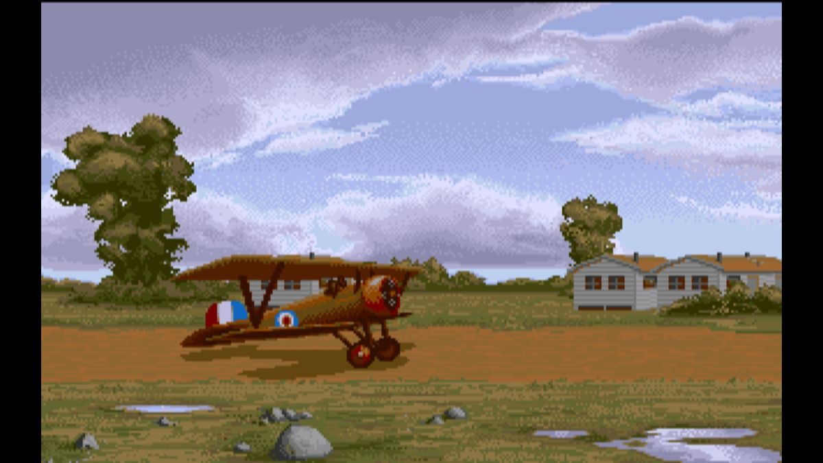 Wings (Windows) screenshot: Take-off sequence (GOG version)
