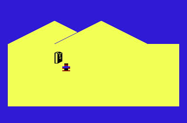 Pharaoh's Tomb (VIC-20) screenshot: Starting out