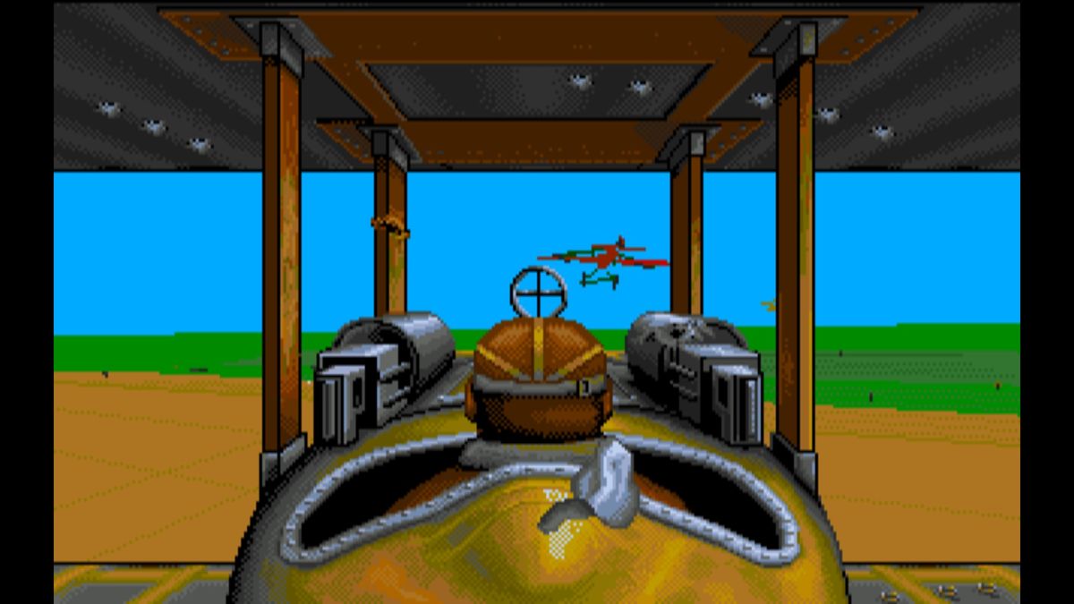 Wings (Windows) screenshot: Enemy in plain sight, but machine-guns are still jammed (GOG version)