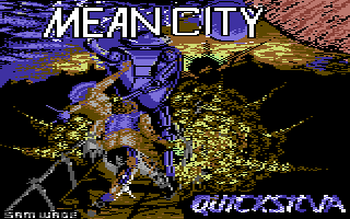 Mean City (Commodore 64) screenshot: Loading Screen.