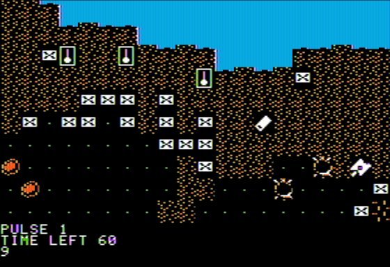 Typhoon of Steel (Apple II) screenshot: Action Phase