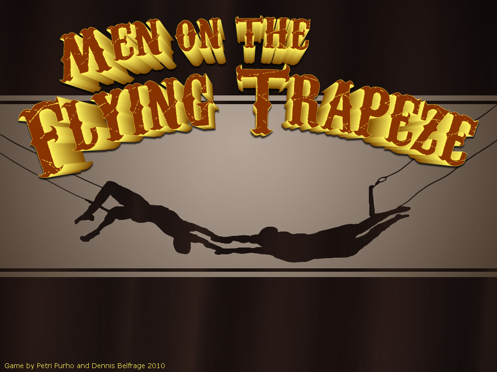 Men on the Flying Trapeze (Windows) screenshot: Title screen