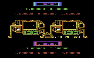 Mean City (Commodore 64) screenshot: Title Screen.
