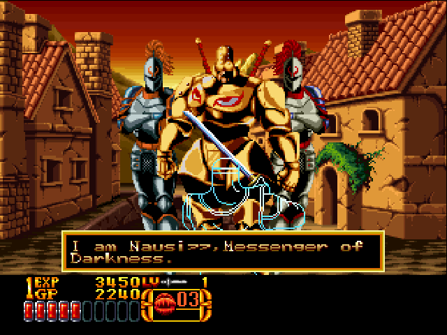 Screenshot of Crossed Swords II (Neo Geo CD, 1995) - MobyGames