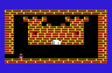Pharaoh's Tomb (VIC-20) screenshot: A castle in the tomb?