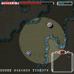 Granada (Sharp X68000) screenshot: Stage 4