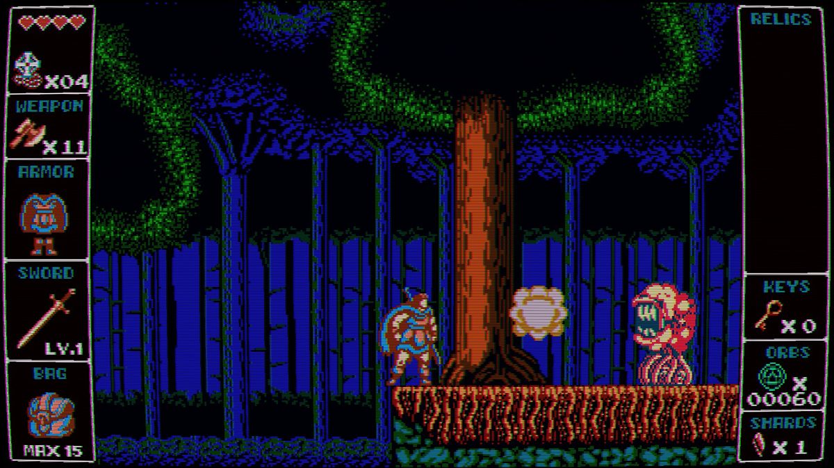 Odallus: The Dark Call (Windows) screenshot: In the forest