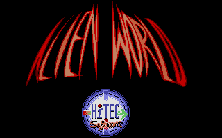 Alien World (Atari ST) screenshot: Title
