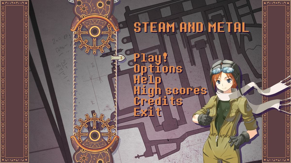 Steam and Metal (Windows) screenshot: Main menu