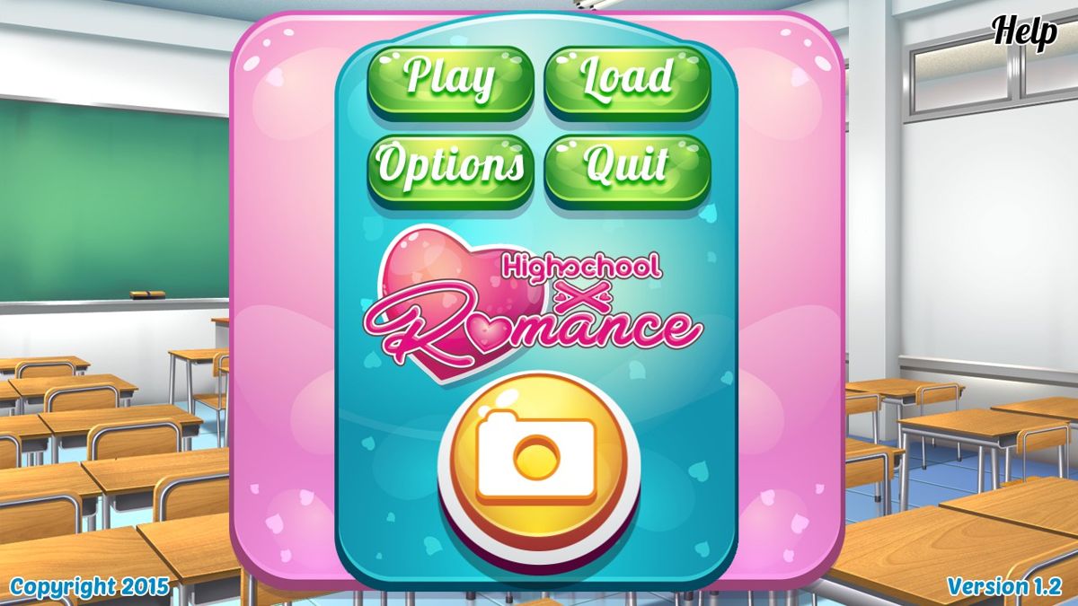 Highschool Romance (Windows) screenshot: Title screen