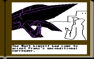 Gamma Force in Pit of a Thousand Screams (Commodore 64) screenshot: The Nast is up to no good.