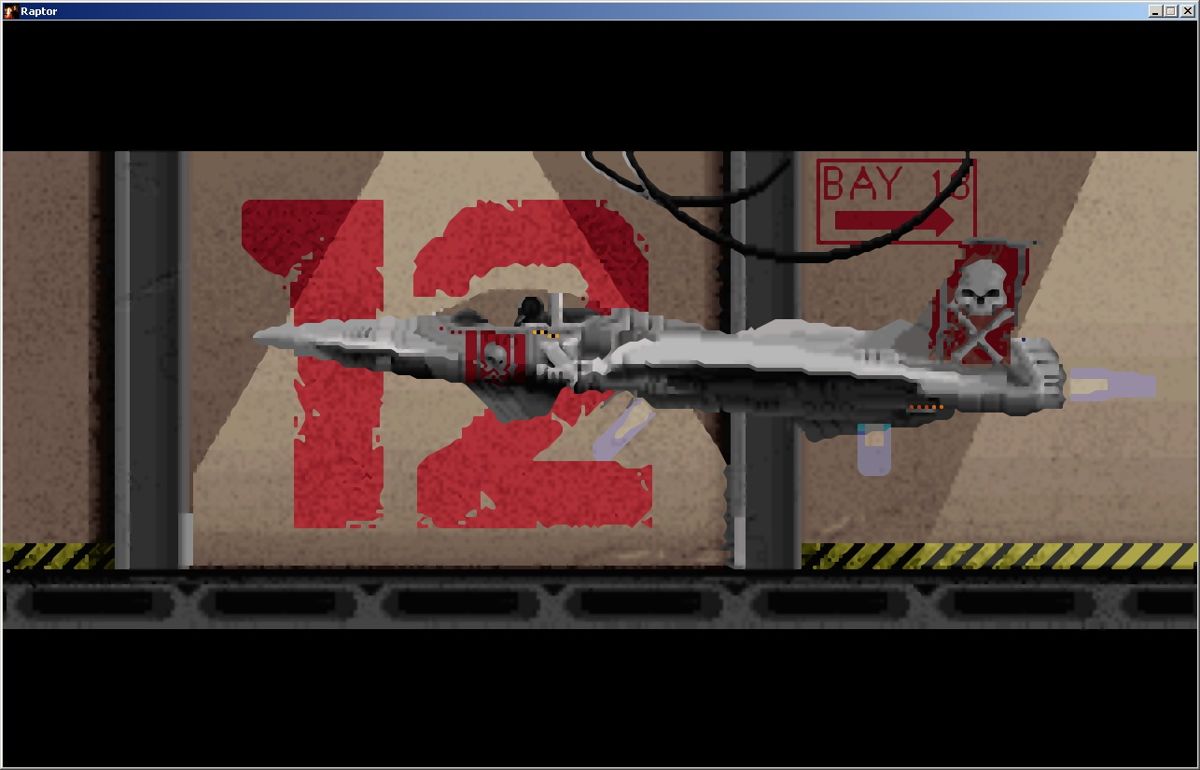 Raptor: Call of the Shadows (Windows) screenshot: Returning to base (GOG version)
