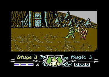 Screenshot of Golden Axe (Commodore 64, 1989) - MobyGames