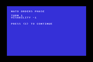 Mech Brigade (Atari 8-bit) screenshot: Troop Allotment