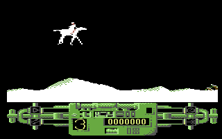 Trojan Warrior (Commodore 64) screenshot: Let's rescue the Princess.