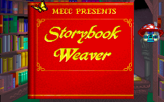 Storybook Weaver (DOS) screenshot: The title screen