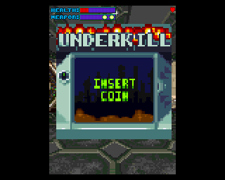 Gloom (Amiga) screenshot: "Underkill" promotion - another game by Gloom authors