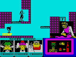 Count Duckula 2 Featuring Tremendous Terence (ZX Spectrum) screenshot: First screen