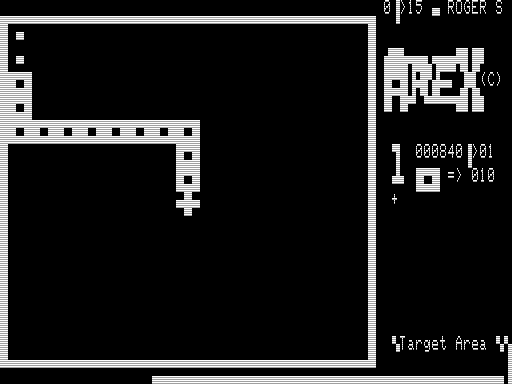 Arex (TRS-80) screenshot: My Trail Begins
