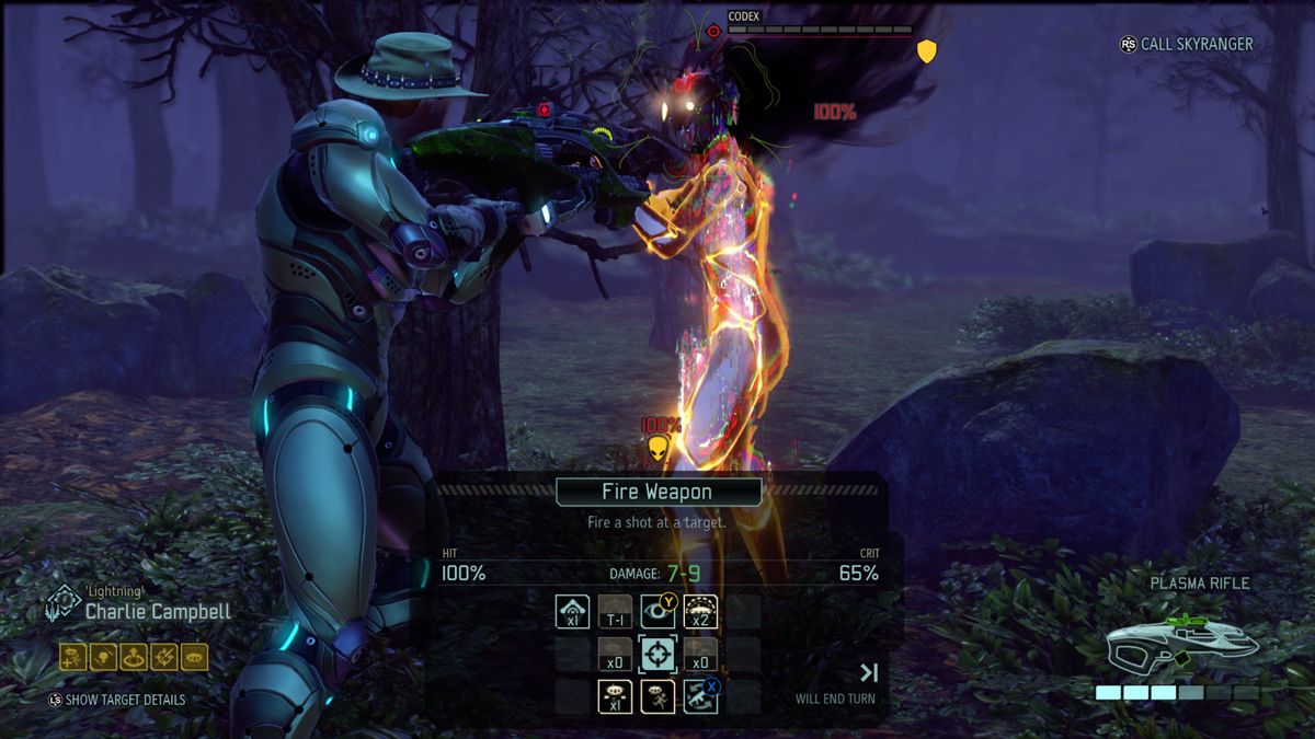 XCOM 2 (Xbox One) screenshot: Even without the training, missing Codex at this ranger would be impossible