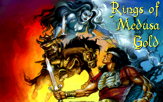R.O.M. Gold: Rings of Medusa (DOS) screenshot: Title screen