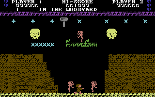 Gods & Heroes (Commodore 64) screenshot: First Screen.