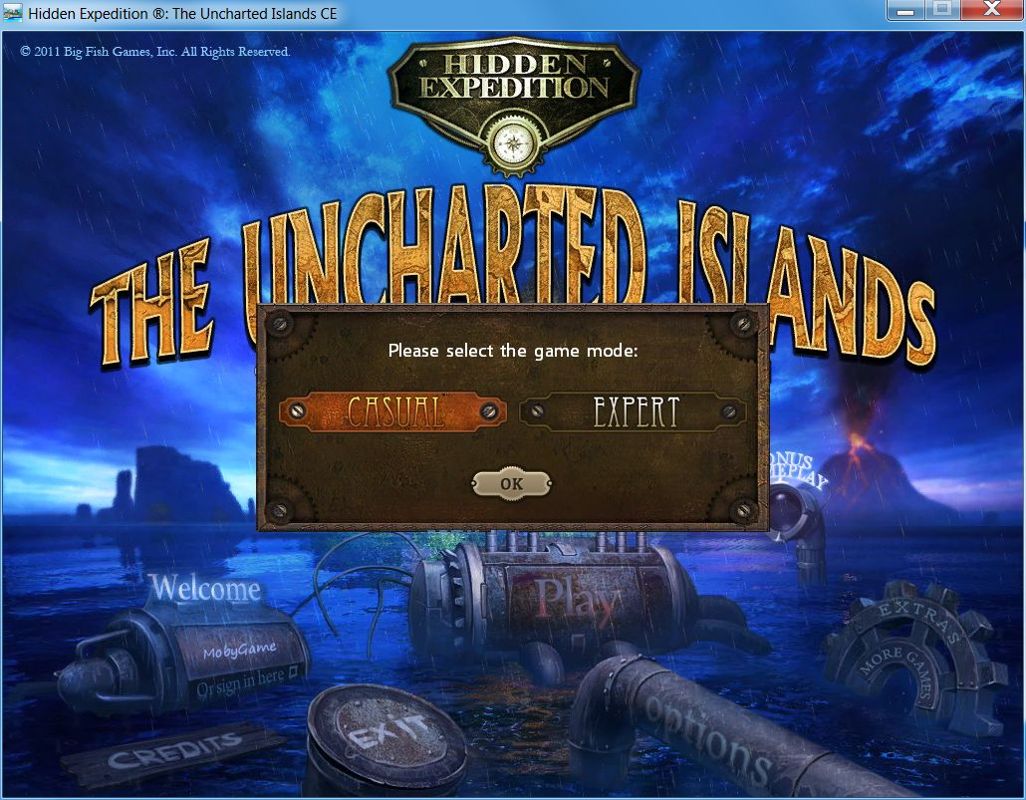 Hidden Expedition: The Uncharted Islands (Collector's Edition) (Windows) screenshot: Bonus chapter: window mode<br>As with the main game the bonus chapter can be played in two modes