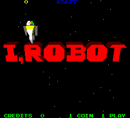 I, Robot (Arcade) screenshot: Title screen