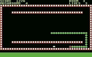 Nerm of Bemer (Commodore 64) screenshot: Twisting along room 3