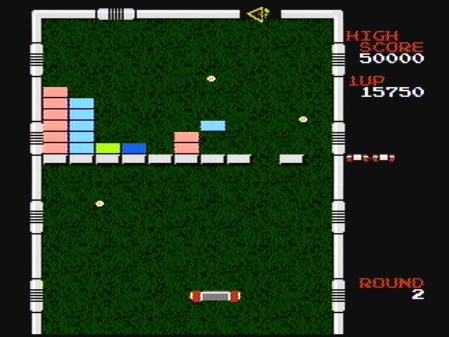 Arkanoid (NES) screenshot: The second level