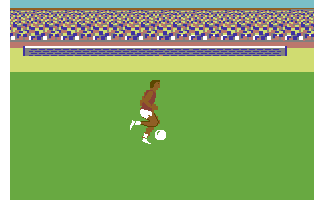 Brian Jacks Superstar Challenge (Commodore 64) screenshot: Football