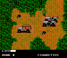 Metal Gear (NES) screenshot: Dogs