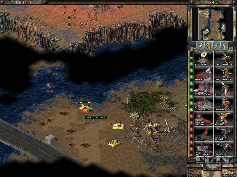 Screenshot of Command & Conquer: Tiberian Sun (Windows, 1999) - MobyGames