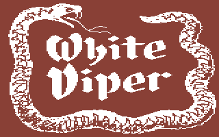 White Viper (Commodore 64) screenshot: Title Screen.