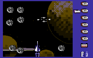Trap (Commodore 64) screenshot: Avoid and blast.