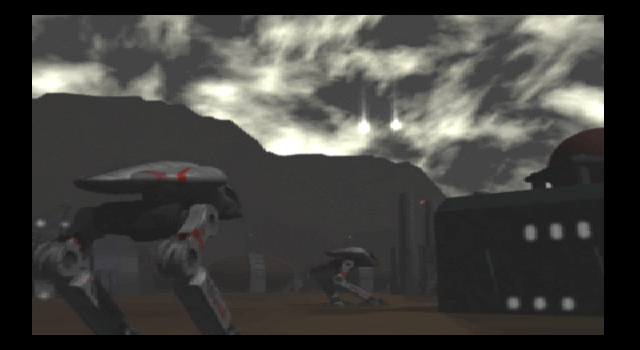 Shattered Steel (DOS) screenshot: Intro (I)