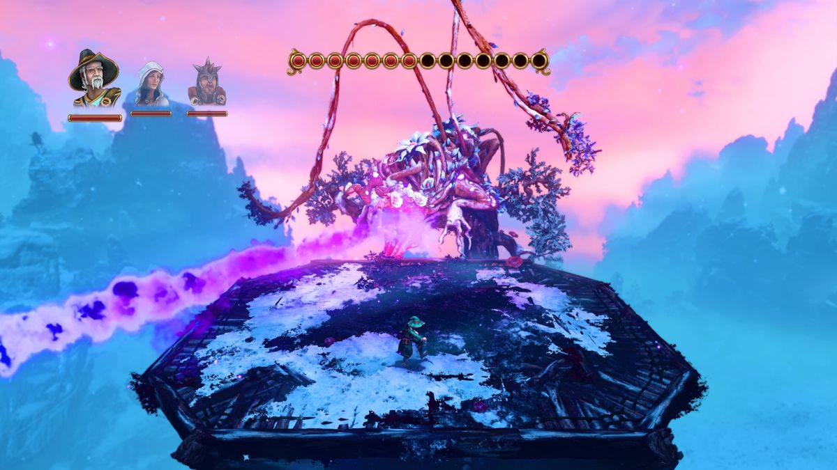Trine 3: The Artifacts of Power (PlayStation 4) screenshot: Final boss battle