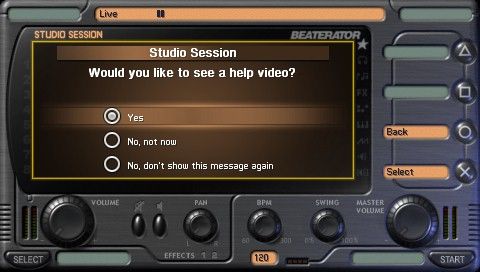Screenshot of Beaterator (PSP, 2009) - MobyGames