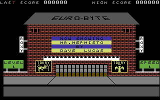 Mr Mephisto (Commodore 64) screenshot: Title Screen.
