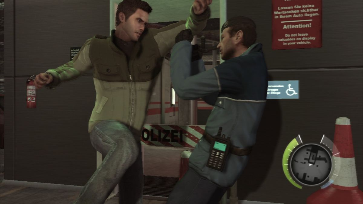 Robert Ludlum's The Bourne Conspiracy (PlayStation 3) screenshot: No lethal weapons against the police
