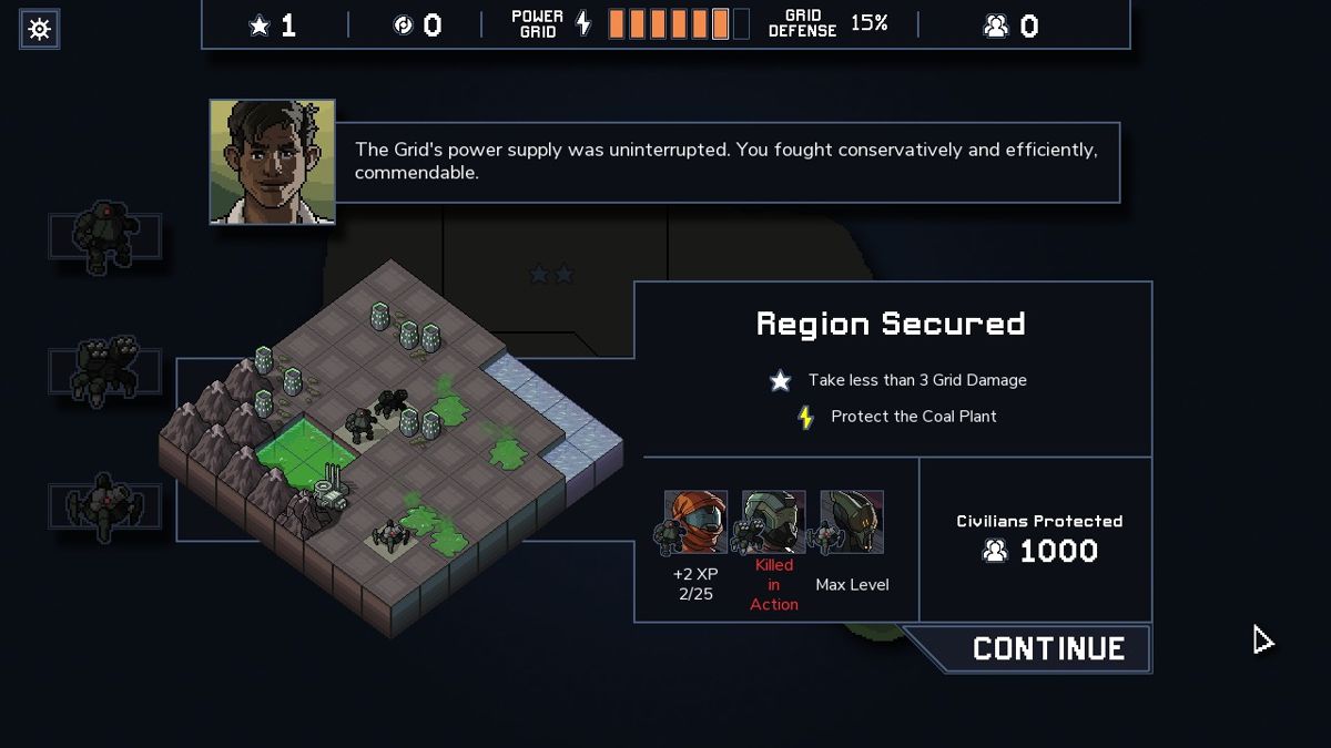 Into the Breach (Windows) screenshot: It was protected