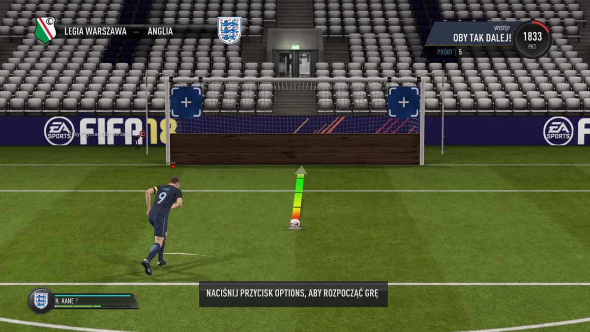 FIFA 18 (PlayStation 4) screenshot: Penalty