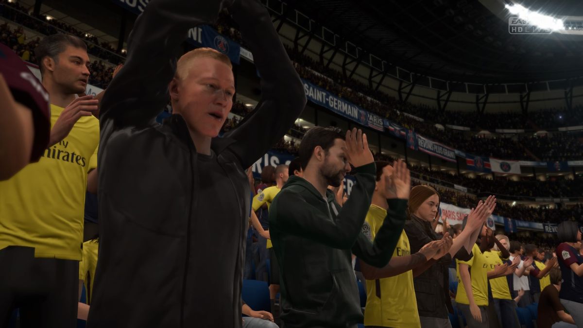 FIFA 18 (PlayStation 4) screenshot: Fans