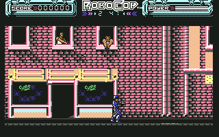 RoboCop (Commodore 64) screenshot: Level 1