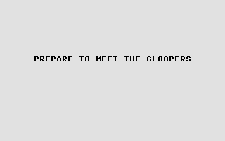 3-D Glooper (Commodore 16, Plus/4) screenshot: Are you ready.